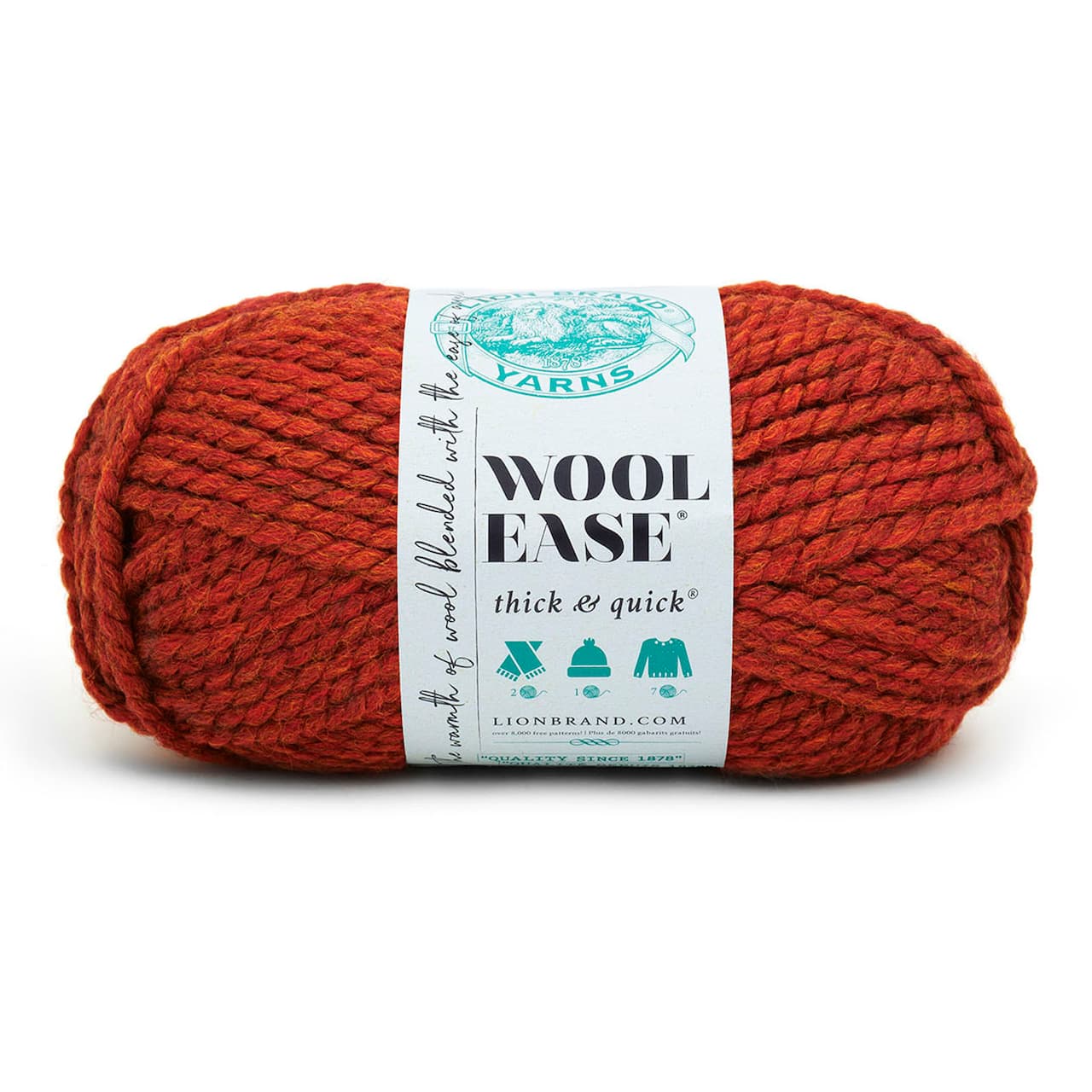 15 Pack: Lion Brand® Wool-Ease® Thick & Quick® Yarn, Solids